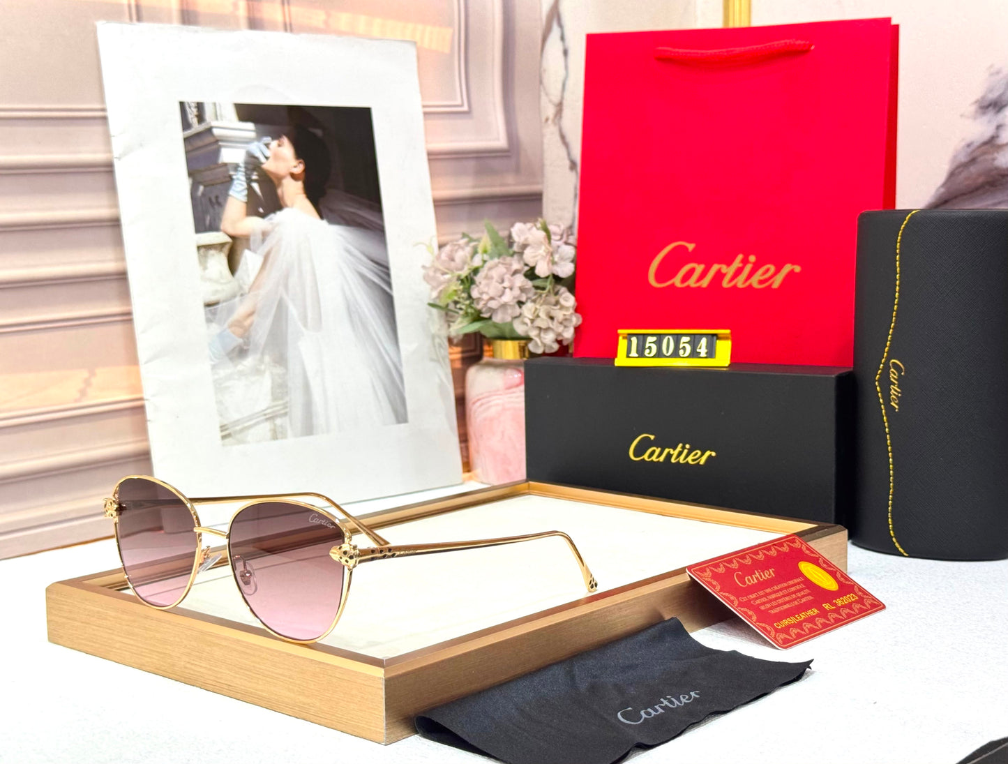 Cartier Ladies UV Protected Sunglasses - PR Collection