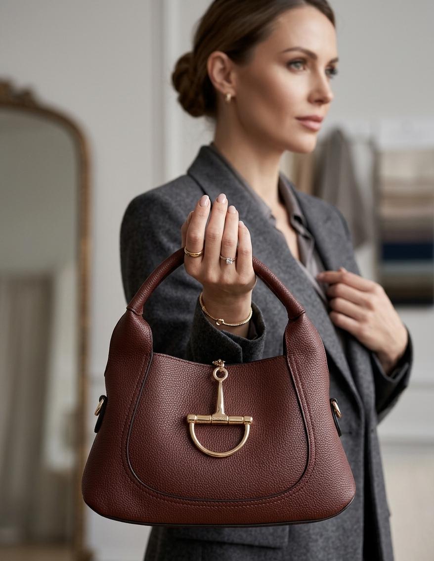 Gucci Hobo Shoulder Bag Wine Premium Quality Women Handbag India