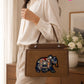 Elephant Print Sling Bag with Long Belt - PR Collection