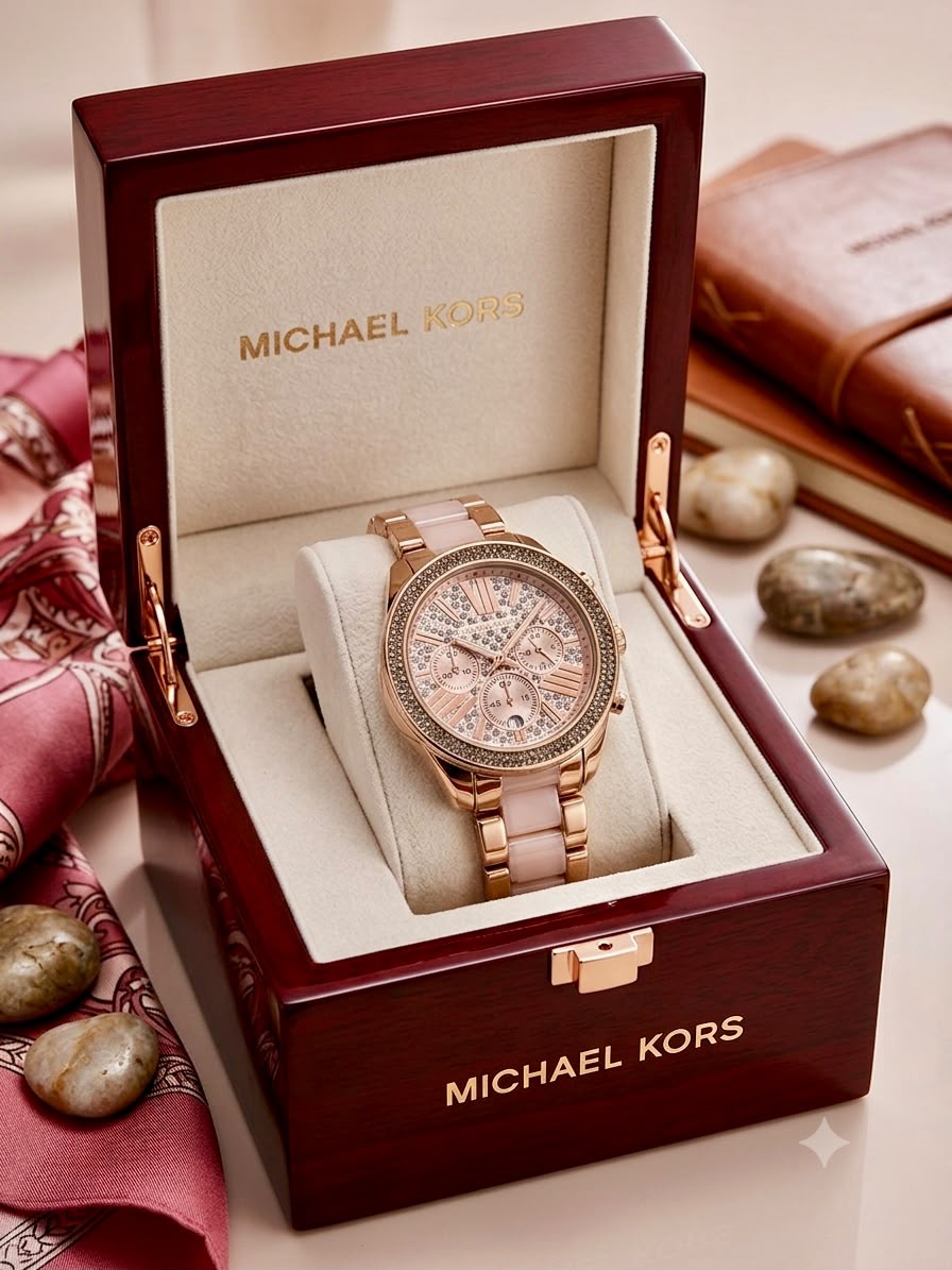 Michael Kors MK For Her Chrono Watch D2 branded ladies watch premium fashion accessory
