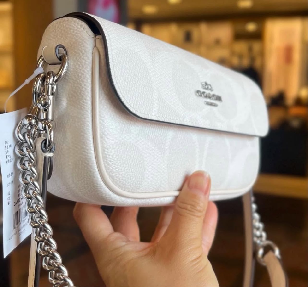 Coach Inspired Sling Bag Bottom View Structured Women India