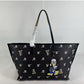 Donald Duck Print Tassel Tote Bag
