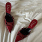 Dior Premium Quality Imported Heels Turkey Collection Brand Box Black Cherry White - PR Collection
