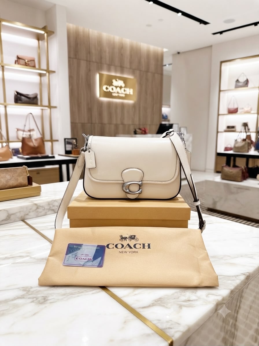 Women Premium Luxury Sling Bag White With Box Coach Latest Edition Crossbody Shoulder Bag India