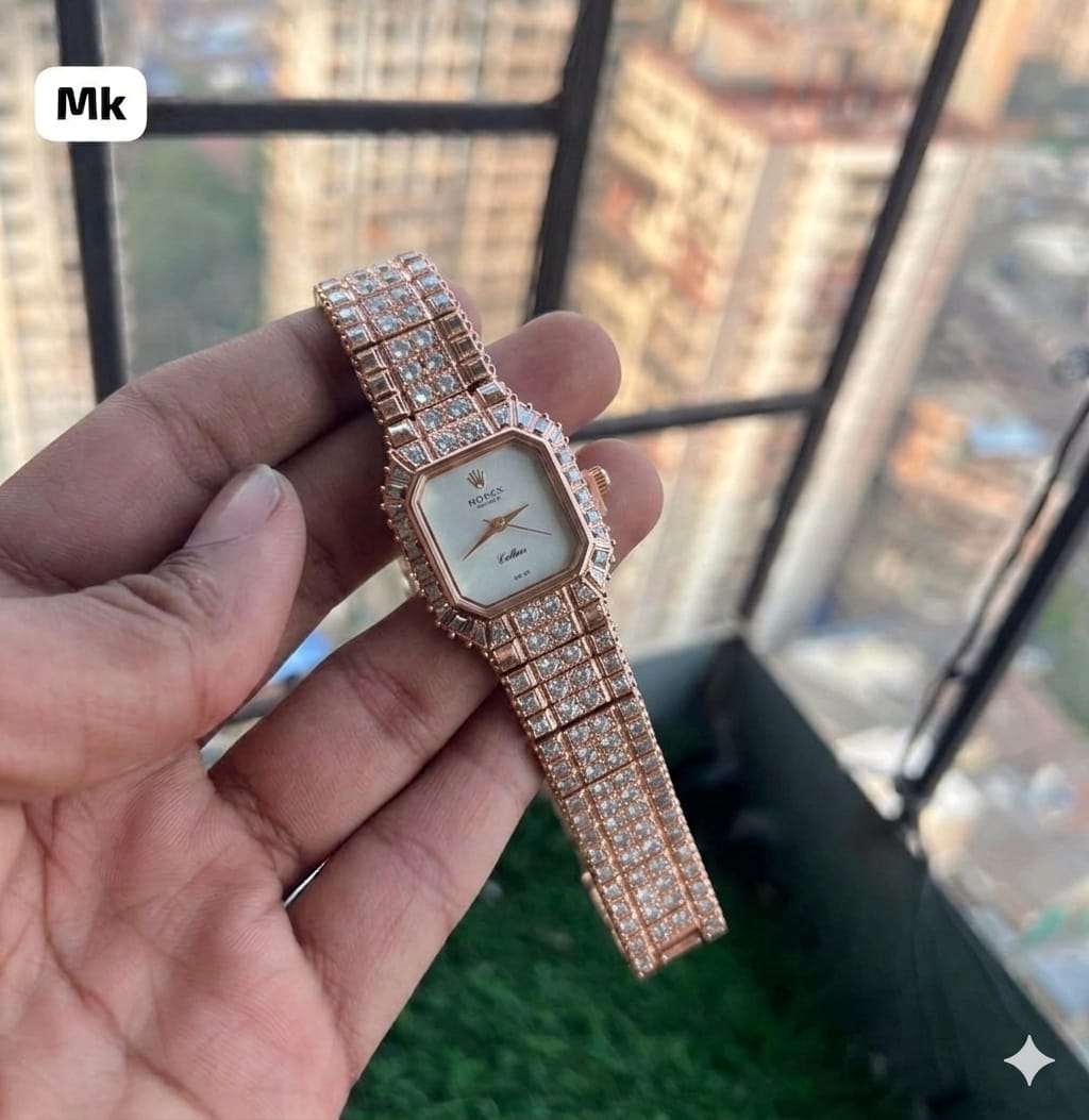 Rolex Cellini Gold Crystal Watch - PR Collection