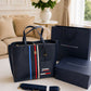 Tommy Hilfiger Iconic Monogram Embossed Tote Bag Blue 2 - PR Collection