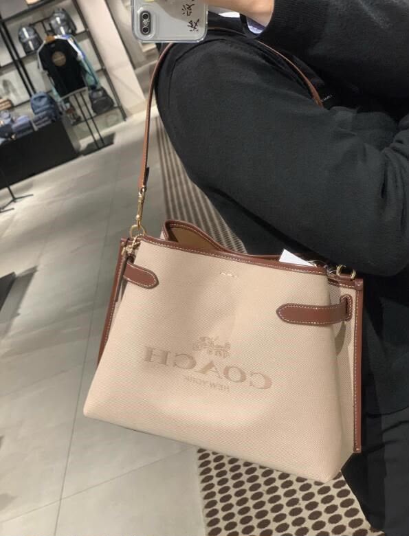Structured Handbag | Premium Canvas with Dual Straps