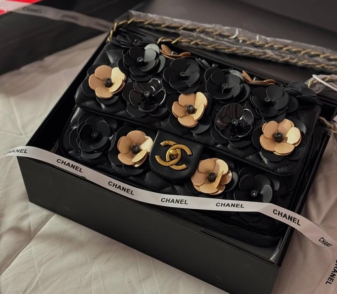 Chanel Jumbo Flower High Quality Bag Double Box Packing Dust Bag