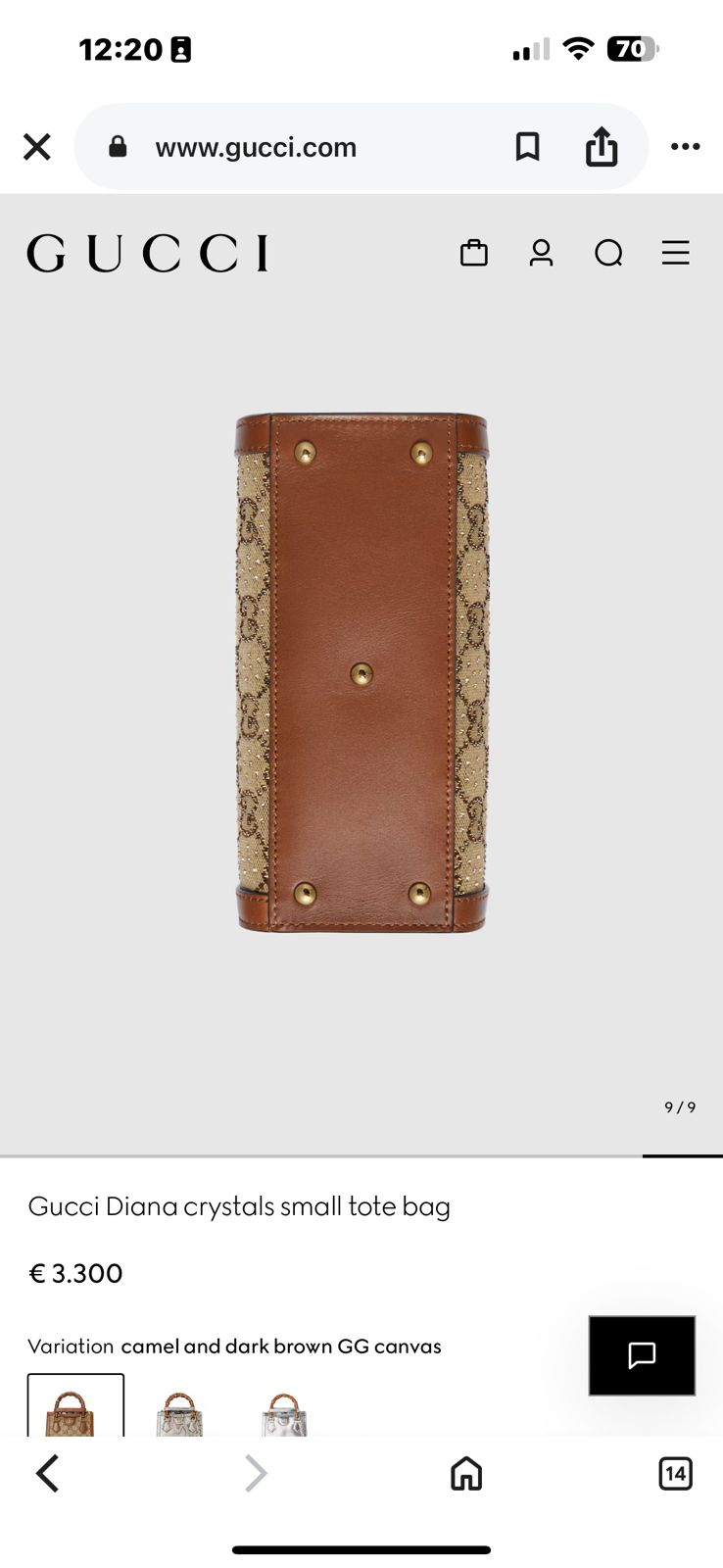 Gucci Love Parade Mini Bamboo Handle Bag - PR Collection