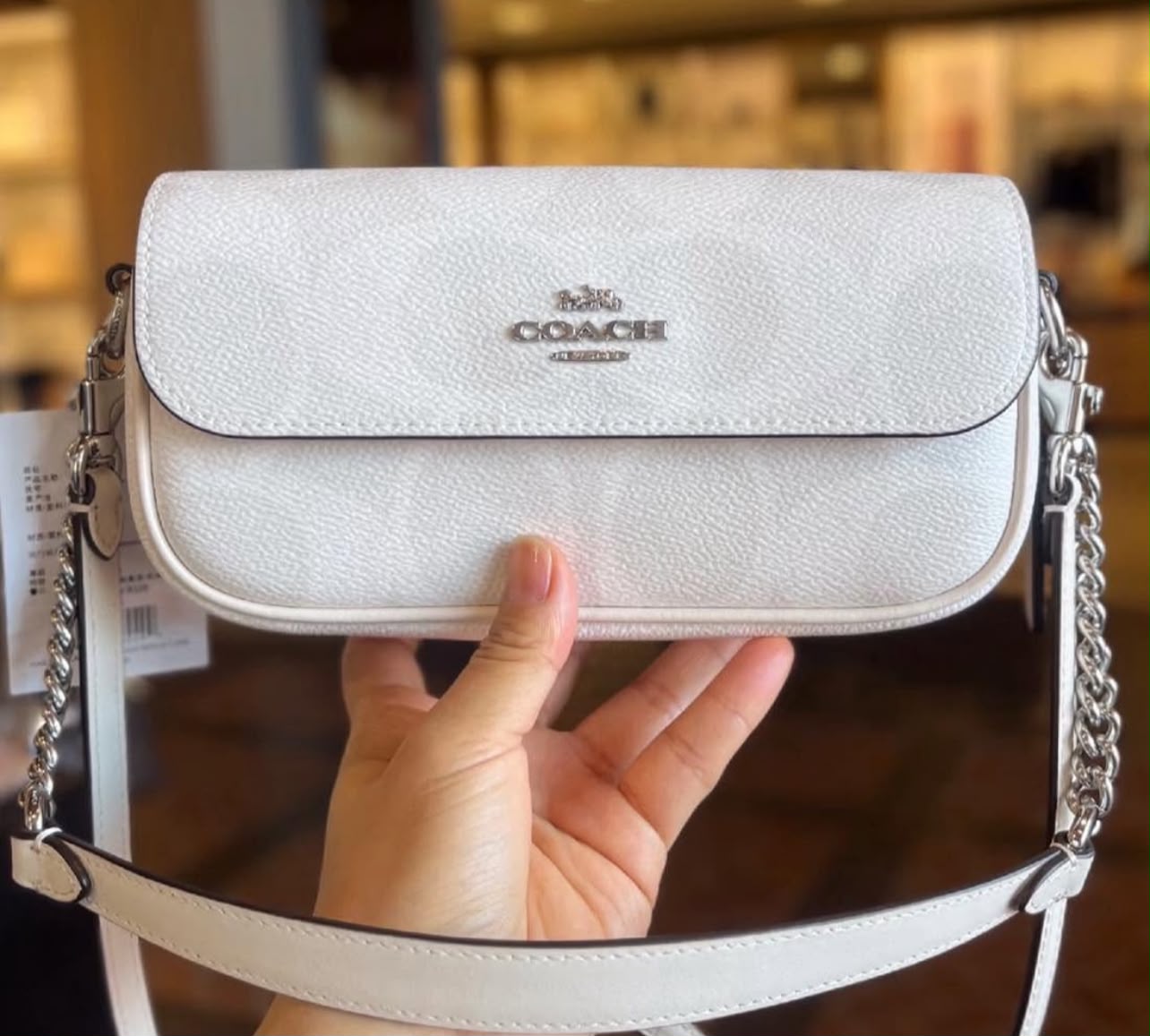Coach Style Sling Bag Side View Premium Leather Women India