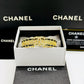 Chanel Crystal Leather Intertwined CC Cuff Bracelet Statement Jewellery - PR Collection