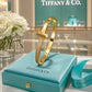Tiffany Premium Gold Bracelet Elegant Stone Detail Jewellery - PR Collection