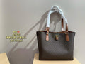 Michael Kors Ruby Large Tote Bag Coffee White With Full Branding Dust Cover - PR Collection