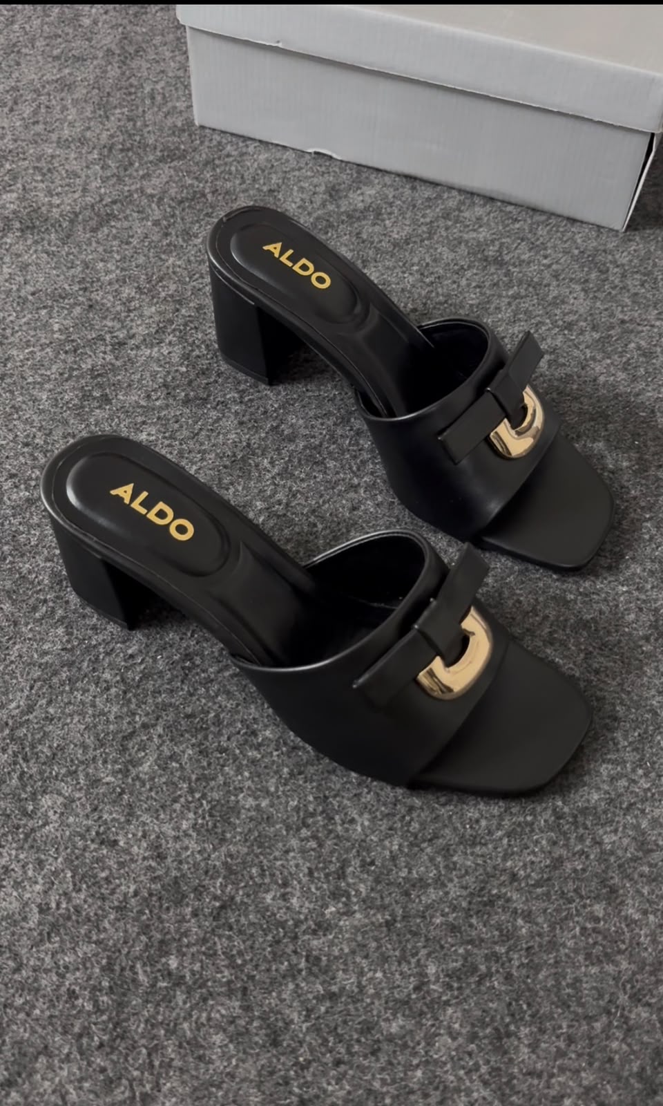 ALDO Premium Quality Heels Women Fashion Heels Tan Black - PR Collection