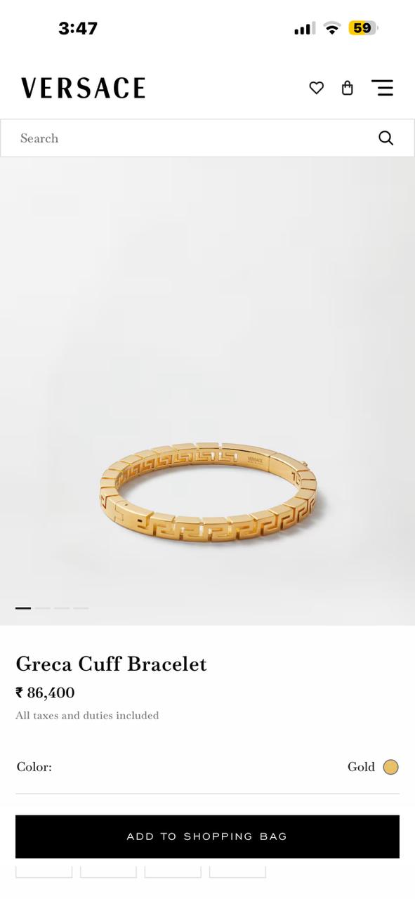 Medusa Greca Unisex Bracelet