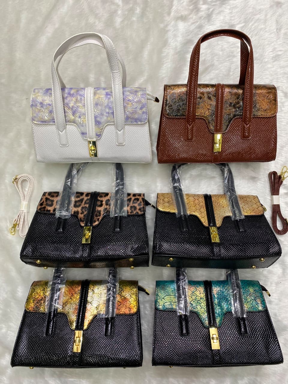 Imported Premium Croco Finish Handbag C3 Luxury Croco Finish Women Handbag India