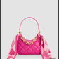 Charles Keith Mini Alcott Scarf Handle Quilted Bag - PR Collection