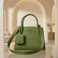 Women Saffiano Monochrome Handbag Black 12A Quality With Box Dust Cover Mini Pouch Luxury India