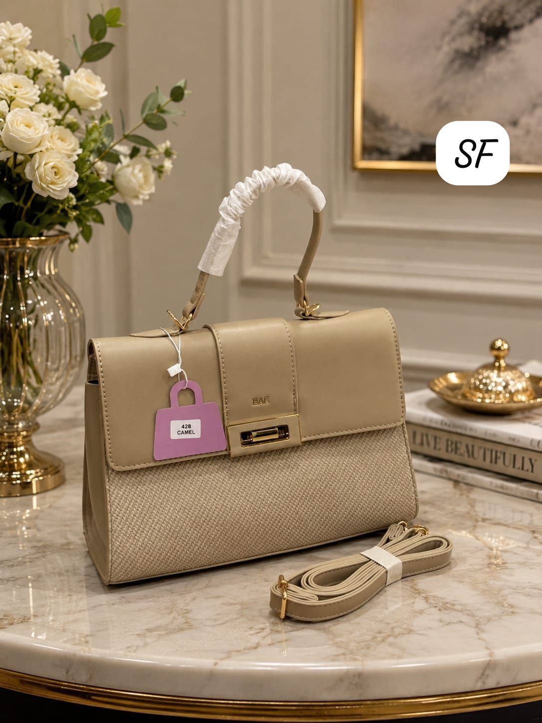 Imported Classy Handbag Nude High End Quality Premium Women India