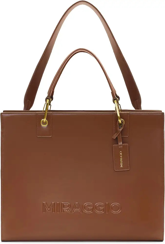 Miraggio Ace Premium Laptop Tote Bag Women Detachable Strap - PR Collection
