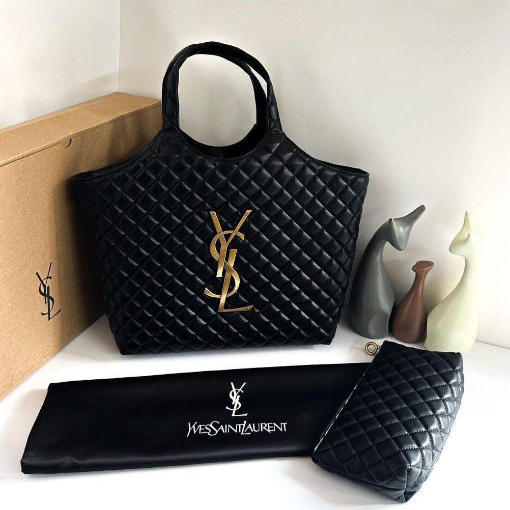 Saint Laurent Icare Maxi Bag Model View Celebrity Edition India
