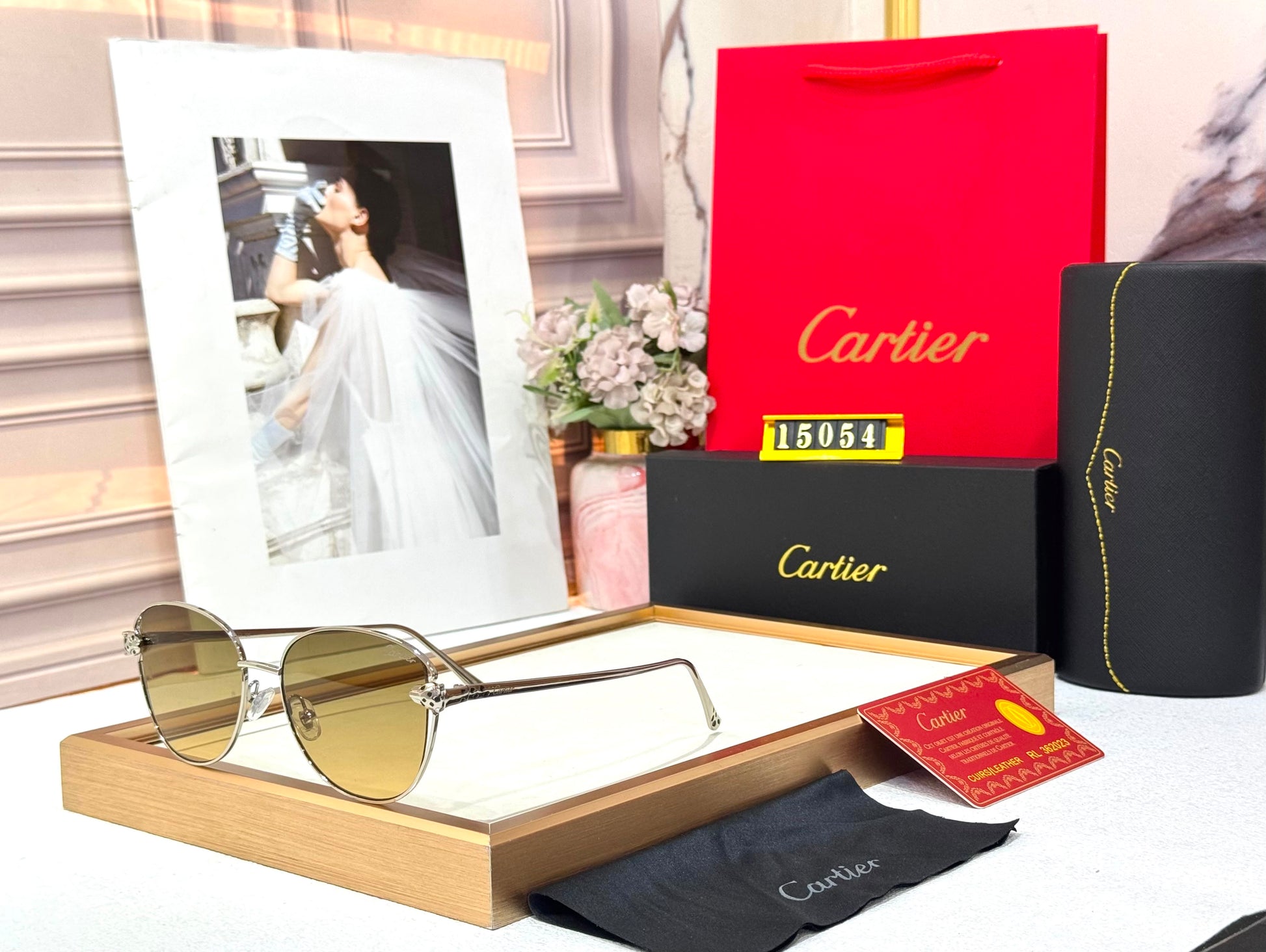 Cartier Ladies UV Protected Sunglasses - PR Collection