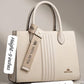 Miss Alita authentic leather bag metal logo - PR Collection