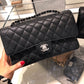 CHANEL JUMBO LEATHER SLING BAG