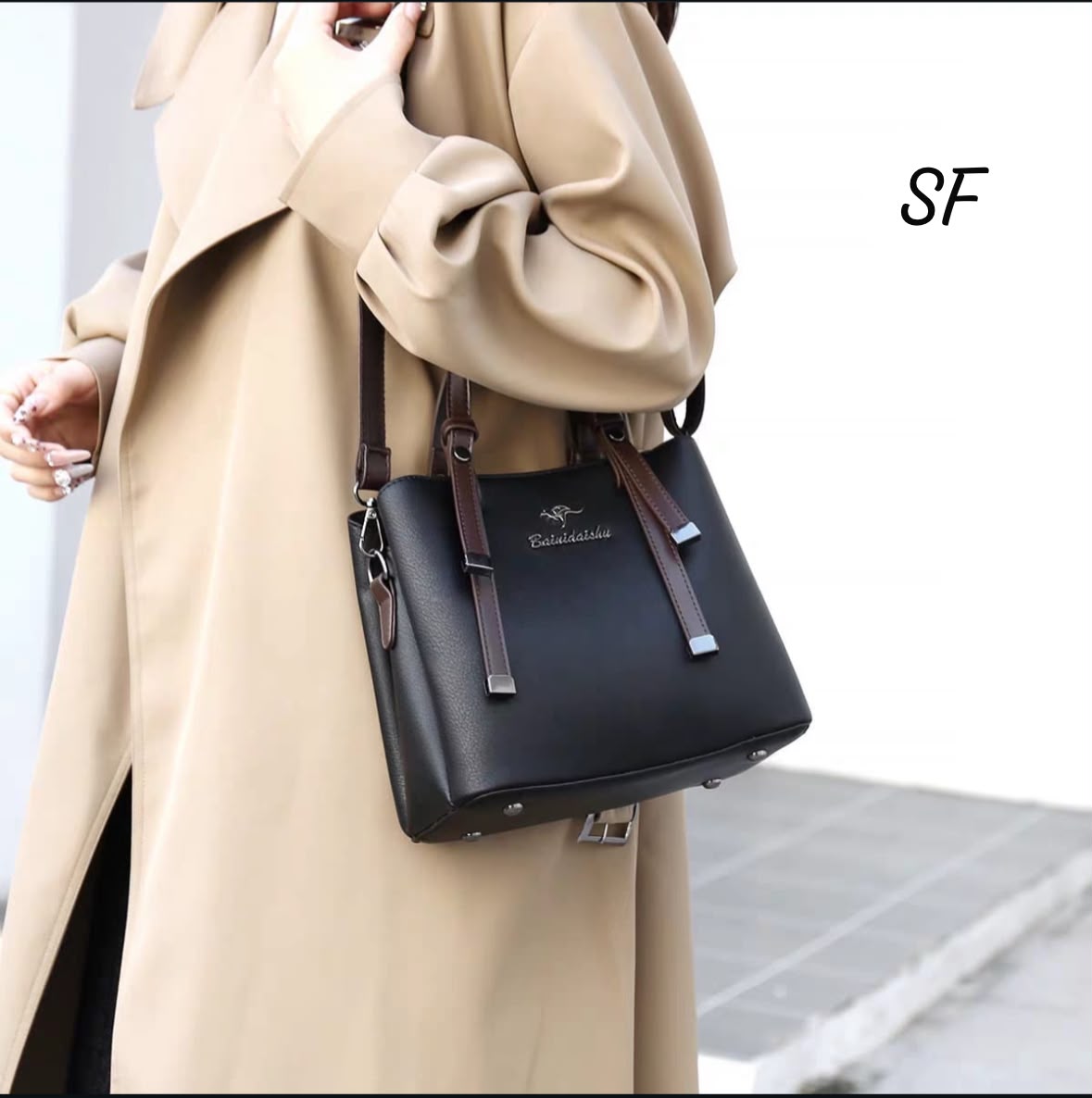 Double Strap Designer Handbag