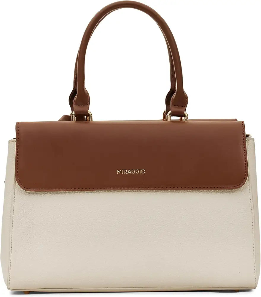 Miraggio Sierra Solid Handbag for Women with Detachable & Adjustable Sling/Crossbody Bag