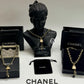 Chanel CC Lock Key Chain Necklace Statement Jewellery Brand Box - PR Collection