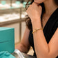 Tiffany Premium Gold Bracelet Elegant Stone Detail Jewellery - PR Collection