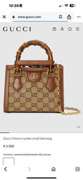 Gucci Love Parade Mini Bamboo Handle Bag - PR Collection