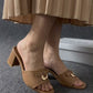 ALDO Premium Quality Heels Women Fashion Heels Tan Black - PR Collection