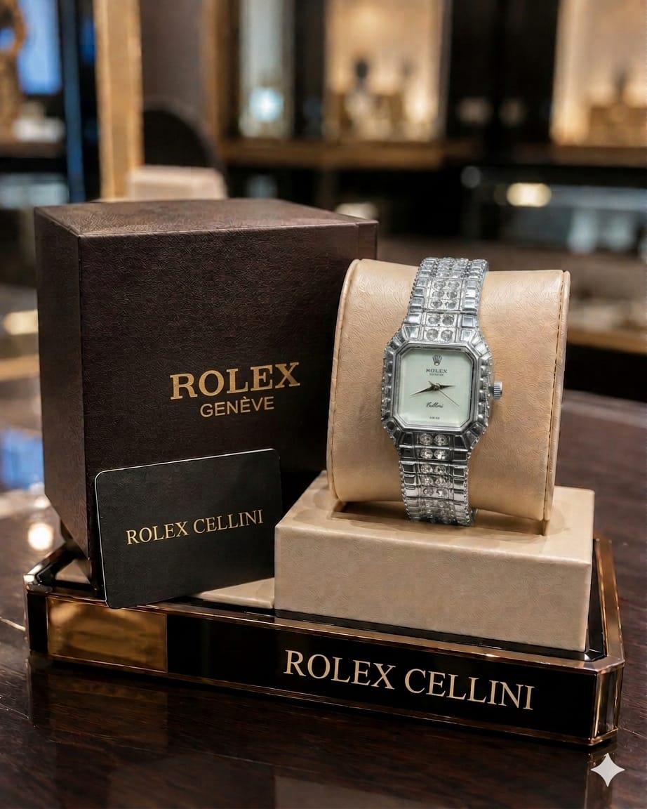 Rolex Cellini Gold Crystal Watch - PR Collection