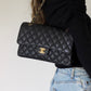 CHANEL JUMBO LEATHER SLING BAG
