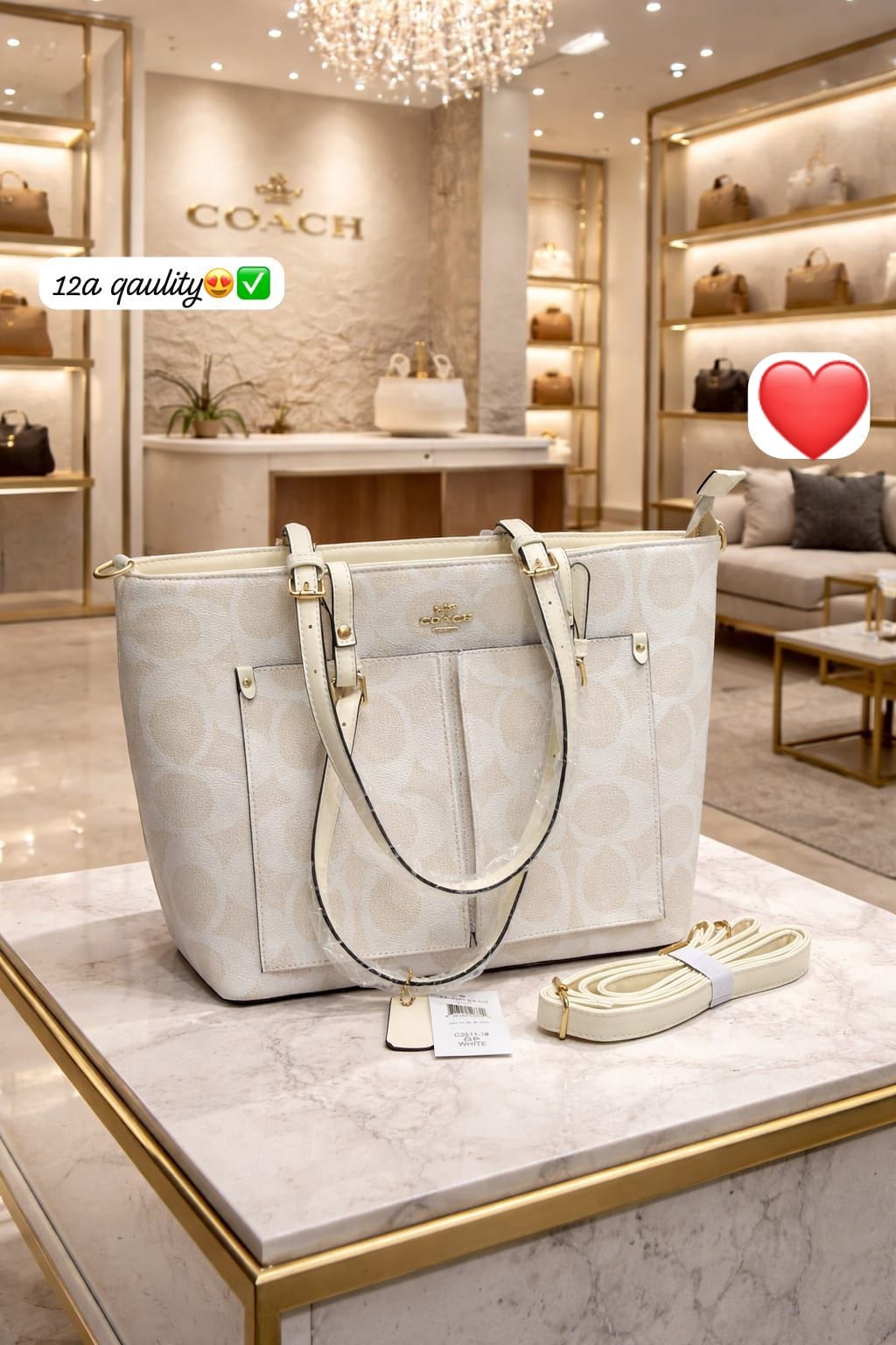 Large Tote Bag with Sling