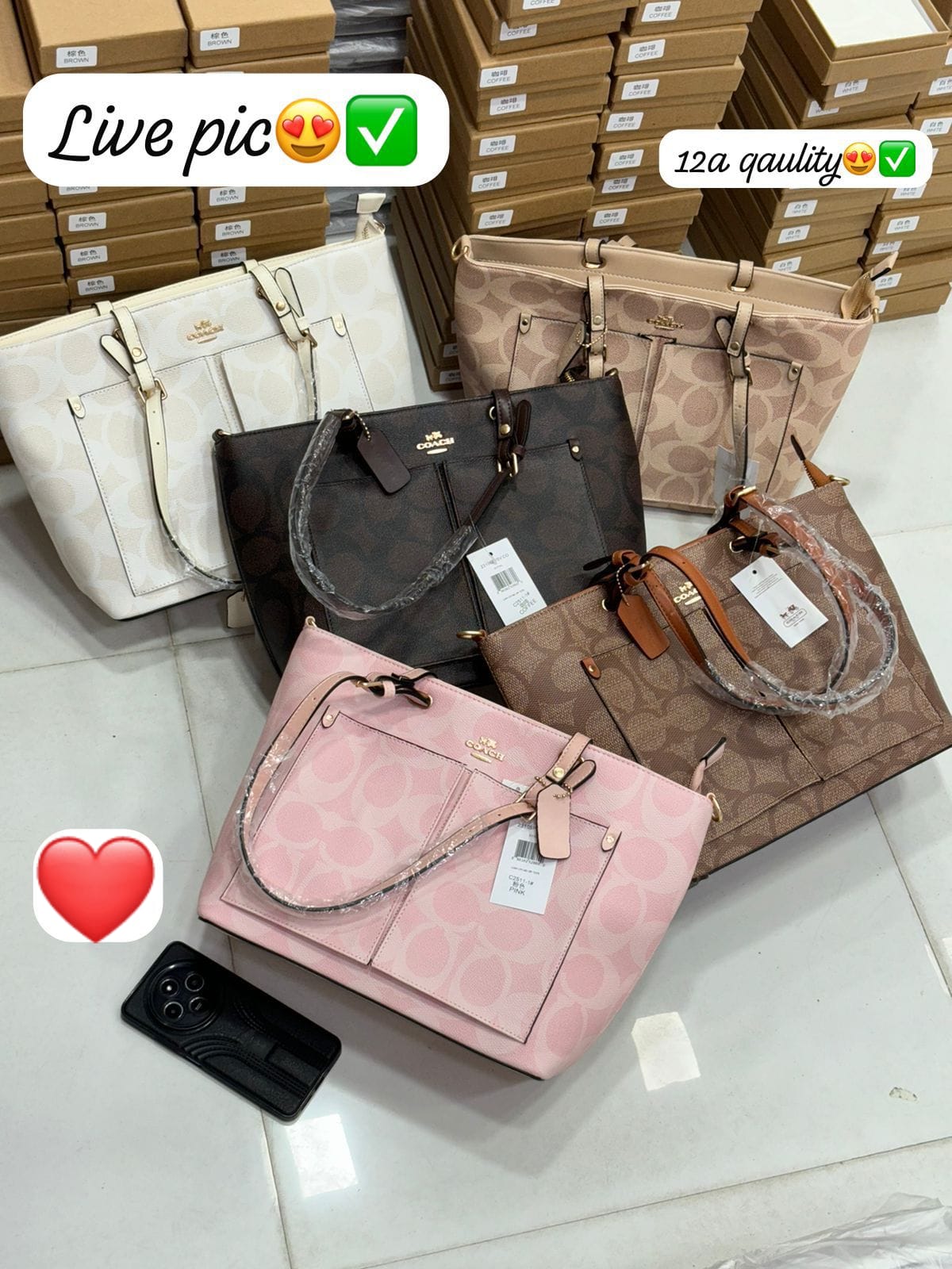Large Tote Bag with Sling