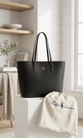 Ralph Lauren Large Leather Tote Bag - PR Collection