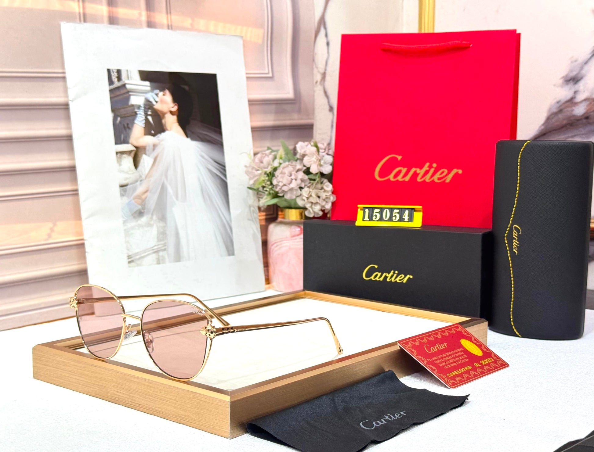 Cartier Ladies UV Protected Sunglasses - PR Collection