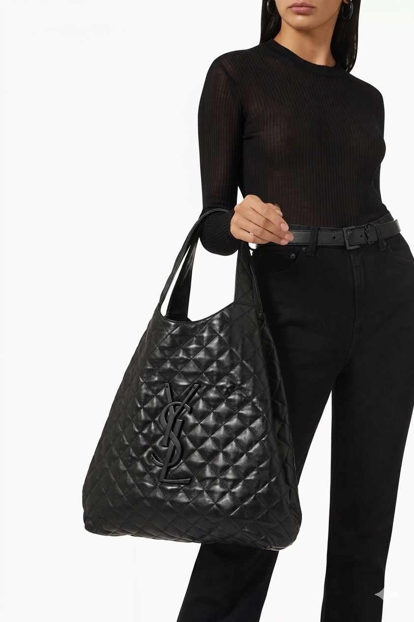 Saint Laurent YSL Icare Maxi Shopping Quilted Tote Bag - PR Collection