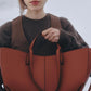 Polene Grained Leather Tote Bag - PR Collection