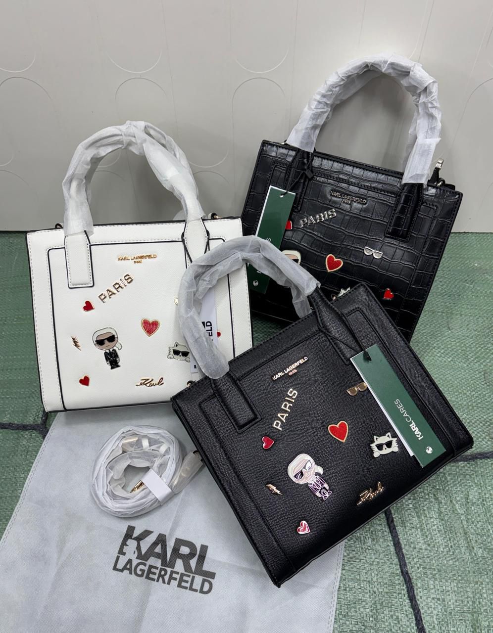 Karl Lagerfeld Paris Nouveu Bag Interior Spacious Designer Women India