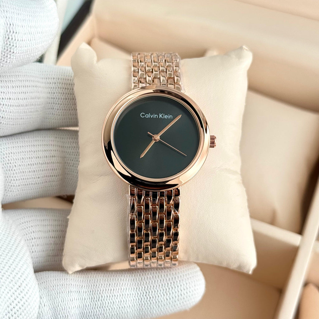 Calvin Klein CK premium twisted bezel ladies watch D17 7A quality women timepiece India