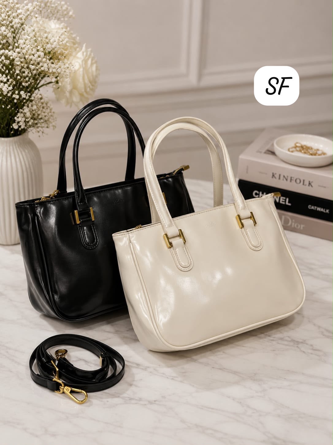 Imported Sling Bag White Black High End Quality Crossbody Women India