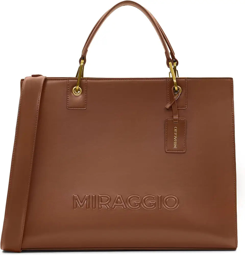 Miraggio Ace Laptop Tote Bag Women Detachable Sling 14 Inch Office Bag - PR Collection