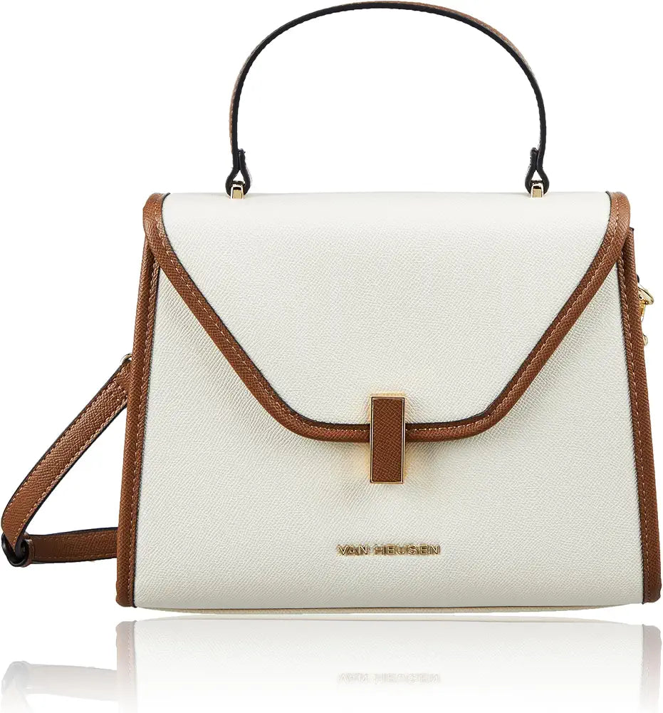 Van Heusen Women Handbag Structured Dual Tone Work Weekend Ladies Purse - PR Collection