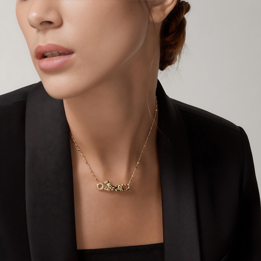 Cartier Panther Pendant Luxury Gift For Her Imported Jewellery India