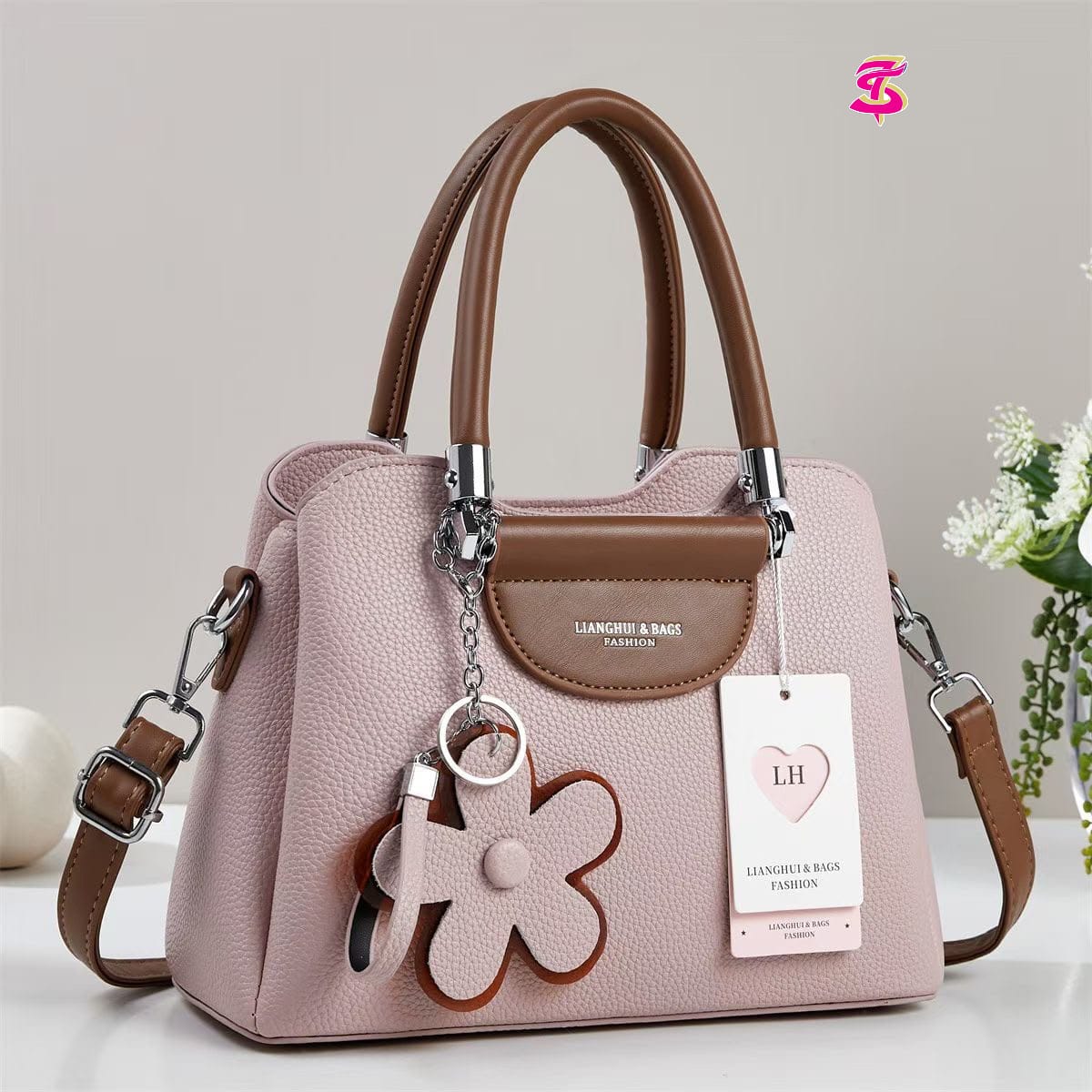 Imported High Quality Handbag with Long Belt - PR Collection