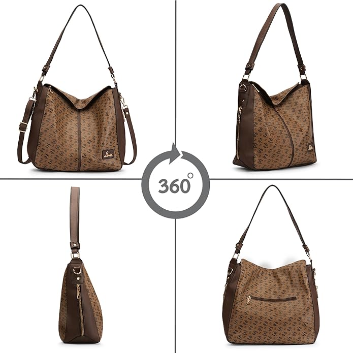 Lavie Mono Clair Shoulder Bag for Women - Everyday Handbag